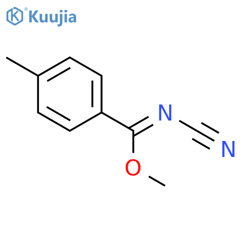 Benzenecarboximidic acid, N-cyano-4-methyl-, methyl ester structure