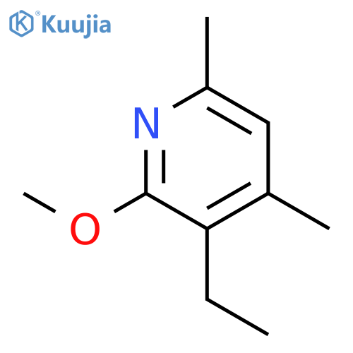 Pyridine, 3-ethyl-2-methoxy-4,6-dimethyl- structure