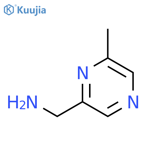 (6-methylpyrazin-2-yl)methanamine structure