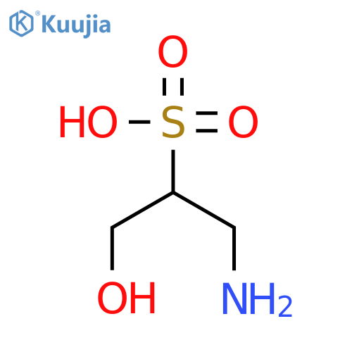 2-Propanesulfonic acid, 1-amino-3-hydroxy- structure