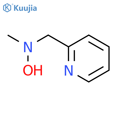 N-methyl-N-(pyridin-2-yl)methylhydroxylamine structure
