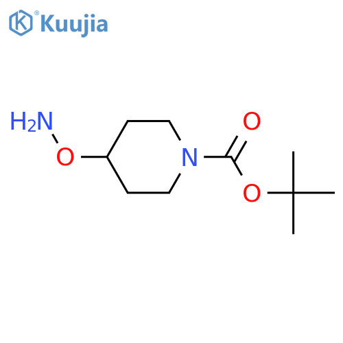 tert-Butyl 4-(aminooxy)piperidine-1-carboxylate structure