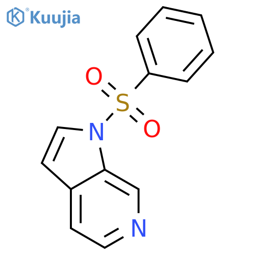 1-(benzenesulfonyl)-1H-pyrrolo[2,3-c]pyridine structure