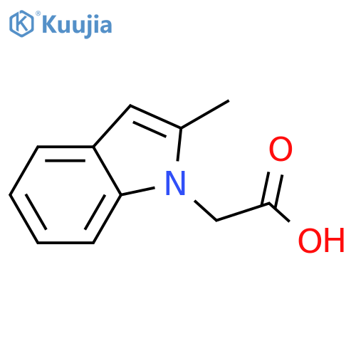 (2-Methylindol-1-yl)acetic acid structure