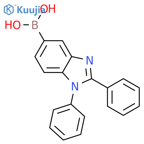 (1,2-diphenyl-1H-benzimidazol-5-yl)Boronic acid structure