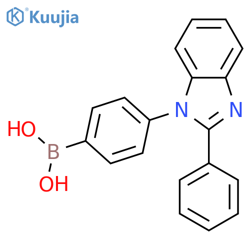 (4-(2-Phenyl-1H-benzodimidazol-1-yl)phenyl)boronic acid structure