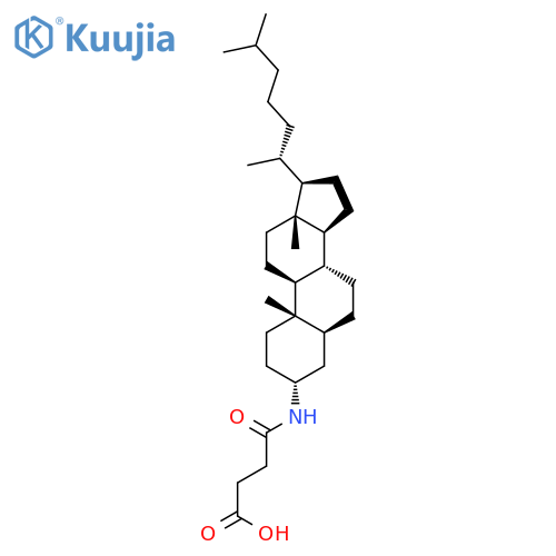 Butanoic acid, 4-[(3a,5a)-cholestan-3-ylamino]-4-oxo- structure