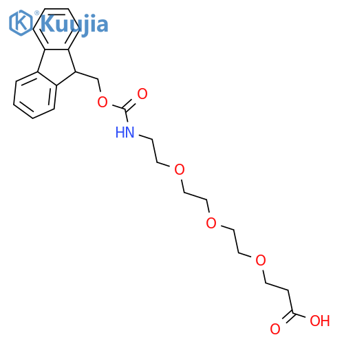 Fmoc-NH-PEG3-CH2CH2COOH structure