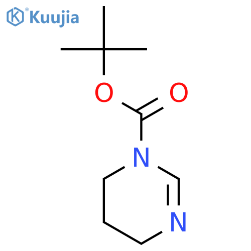 1(4H)-Pyrimidinecarboxylic acid, 5,6-dihydro-, 1,1-dimethylethyl ester structure