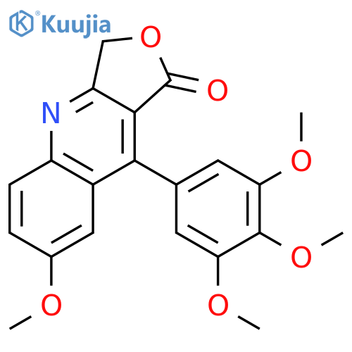 Furo[3,4-b]quinolin-1(3H)-one, 7-methoxy-9-(3,4,5-trimethoxyphenyl)- structure