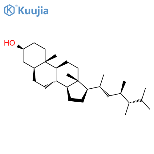 Ergostan-3-ol, 23-methyl-, (3b,5a,23R,24S)- structure