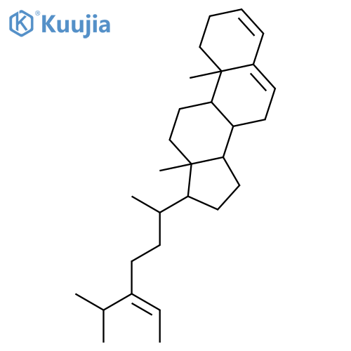 Stigmasta-3,5,24(28)-triene structure