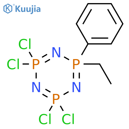 1,3,5,2,4,6-Triazatriphosphorine, 2,2,4,4-tetrachloro-6-ethyl-2,2,4,4,6,6-hexahydro-6-phenyl- (9CI) structure
