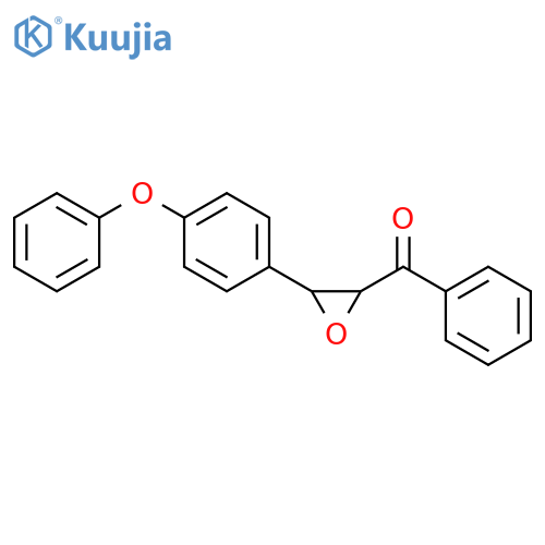 Methanone,[3-(4-phenoxyphenyl)oxiranyl]phenyl-, trans- (9CI) structure