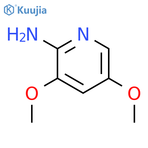 2-Pyridinamine,3,5-dimethoxy- structure