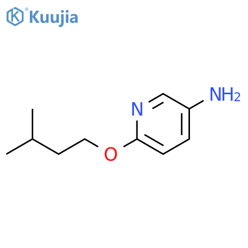 6-(3-methylbutoxy)pyridin-3-amine structure
