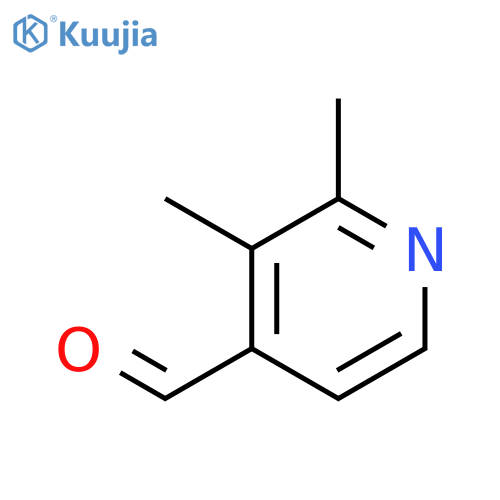 2,3-dimethylpyridine-4-carbaldehyde structure
