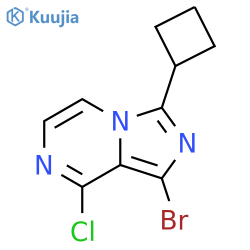 1-Bromo-8-chloro-3-cyclobutylimidazo[1,5-A]pyrazine structure