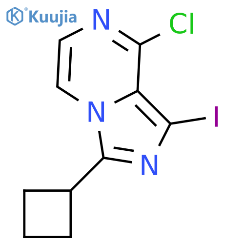 8-Chloro-3-cyclobutyl-1-iodo-imidazo[1,5-a]pyrazine structure