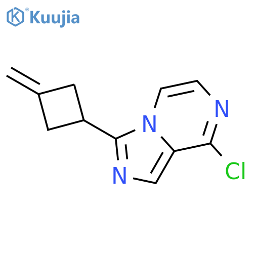 8-chloro-3-(3-methylenecyclobutyl)-Imidazo[1,5-a]pyrazine structure