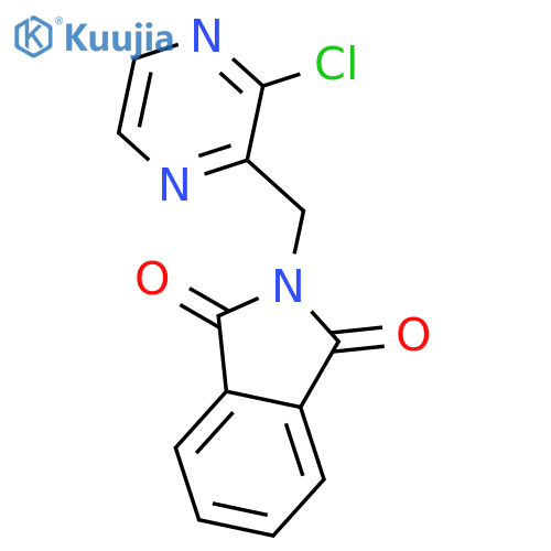 2-((3-Chloropyrazin-2-yl)methyl)isoindoline-1,3-dione structure
