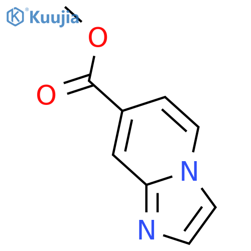 Methyl imidazo[1,2-a]pyridine-7-carboxylate structure