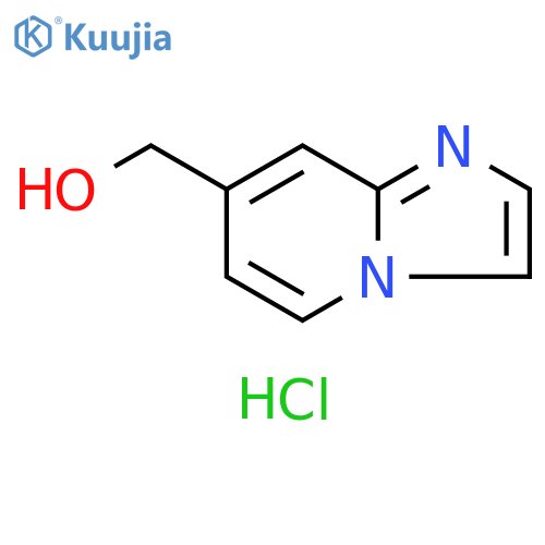 Imidazo[1,2-a]pyridine-7-methanol, hydrochloride (1:1) structure
