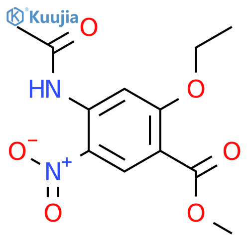 4-(Acetylamino)-2-ethoxy-5-nitrobenzoic Acid Methyl Ester structure