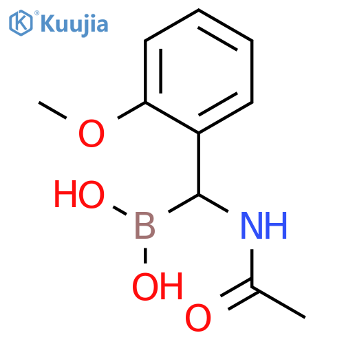 BORONIC ACID, [(ACETYLAMINO)(2-METHOXYPHENYL)METHYL]- structure