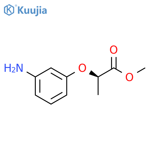 PROPANOIC ACID, 2-(3-AMINOPHENOXY)-, METHYL ESTER, (2R)- structure