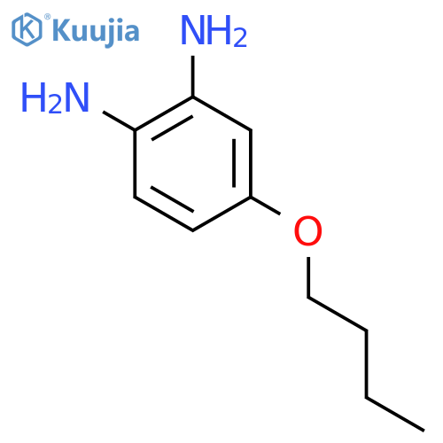 4-butoxybenzene-1,2-diamine structure