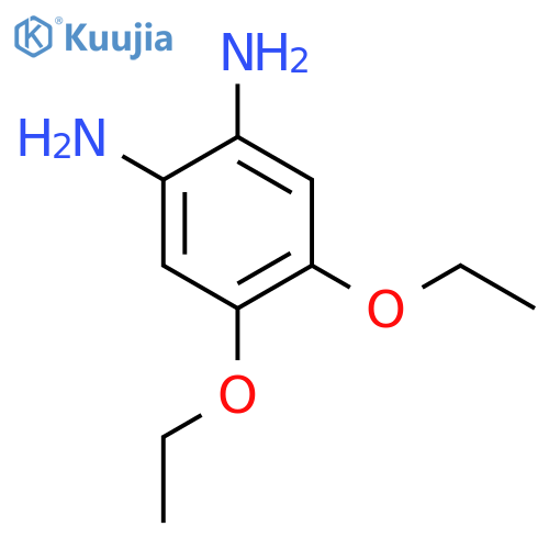 1,2-Benzenediamine, 4,5-diethoxy- structure