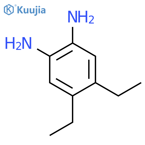 1,2-Benzenediamine, 4,5-diethyl- structure