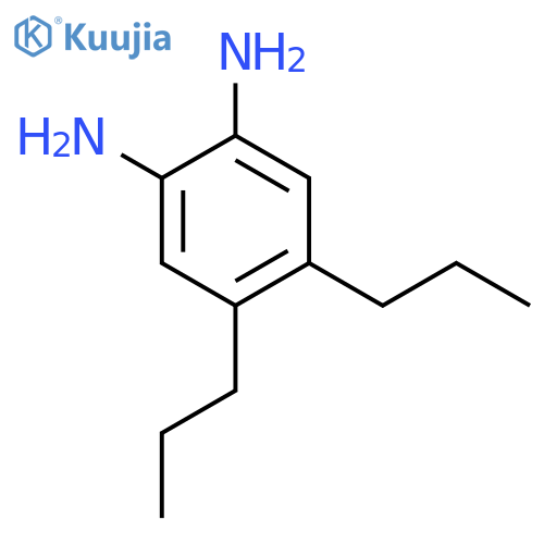 1,2-Benzenediamine, 4,5-dipropyl- structure