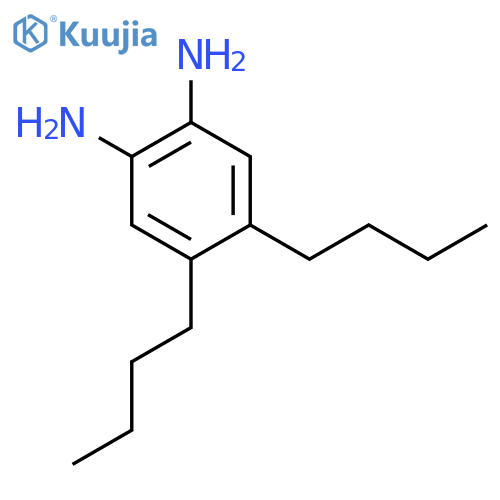 1,2-Benzenediamine, 4,5-dibutyl- structure