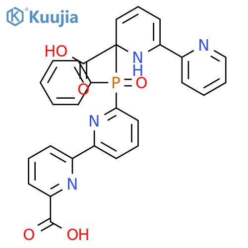 [2,2'-Bipyridine]-6-carboxylic acid, 6,6'''-(phenylphosphinylidene)bis- structure
