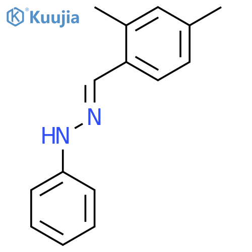 BENZALDEHYDE, 2,4-DIMETHYL-, PHENYLHYDRAZONE structure