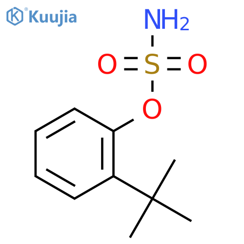 2-tert-butylphenyl sulfamate structure