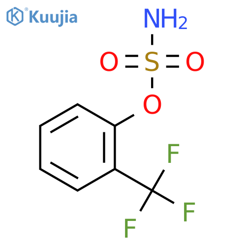 2-(trifluoromethyl)phenyl sulfamate structure