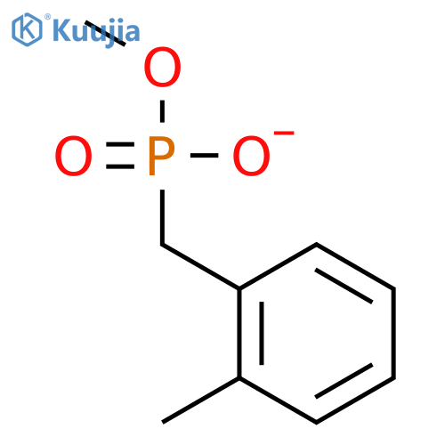 Phosphonic acid, [(2-methylphenyl)methyl]-, monomethyl ester structure