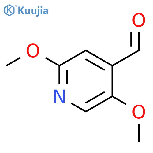 2,5-dimethoxy-4-Pyridinecarboxaldehyde structure
