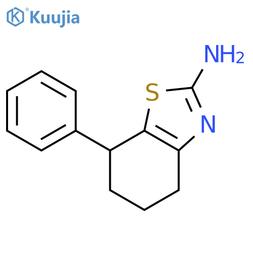 7-phenyl-4,5,6,7-tetrahydro-1,3-benzothiazol-2-amine structure