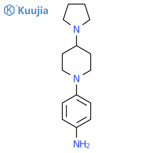 4-[4-(1-Pyrrolidinyl)-1-piperidinyl]Benzenamine structure
