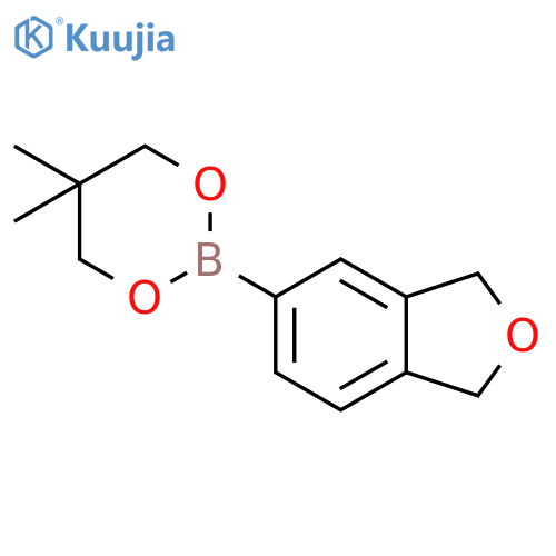 2-(1,3-dihydro-2-benzofuran-5-yl)-5,5-dimethyl-1,3,2-dioxaborinane structure