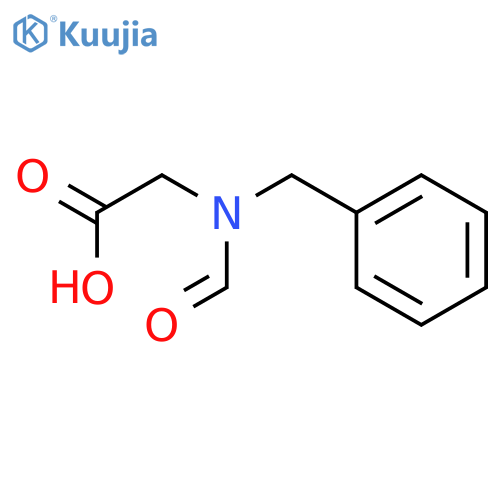 Glycine, N-formyl-N-(phenylmethyl)- structure