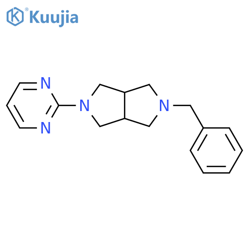 2-benzyl-5-(pyrimidin-2-yl)octahydropyrrolo3,4-cpyrrole structure