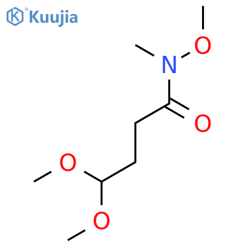 BUTANAMIDE, N,4,4-TRIMETHOXY-N-METHYL- structure
