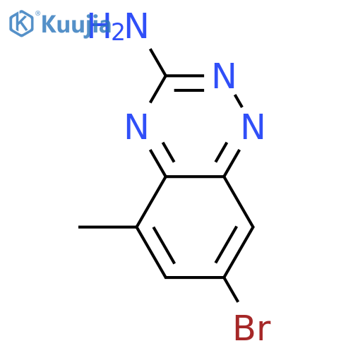 7-Bromo-5-MethylbenzoE1,2,4Triazin-3-Amine structure
