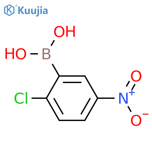 (2-chloro-5-nitrophenyl)boronic acid structure