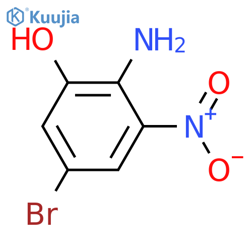 2-Amino-5-bromo-3-nitrophenol structure